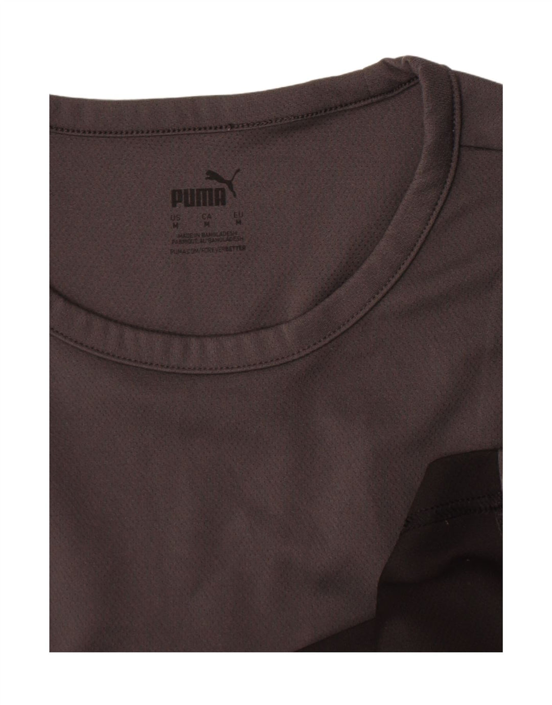 Puma Herren T-Shirt Top Mittelgrau Farbblock
