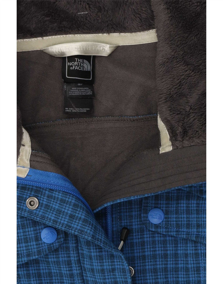 The North Face Damen-Windbreaker-Jacke, UK 10, klein, blau kariert, Polyester