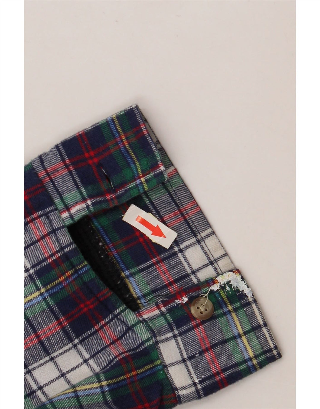 WOOLRICH Herren-Flanellhemd, groß, marineblau kariert