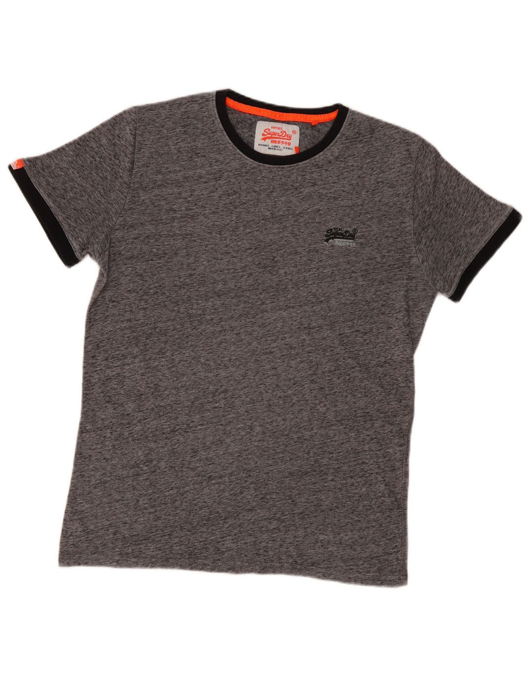 Superdry Herren T-Shirt Top Large Grau meliert