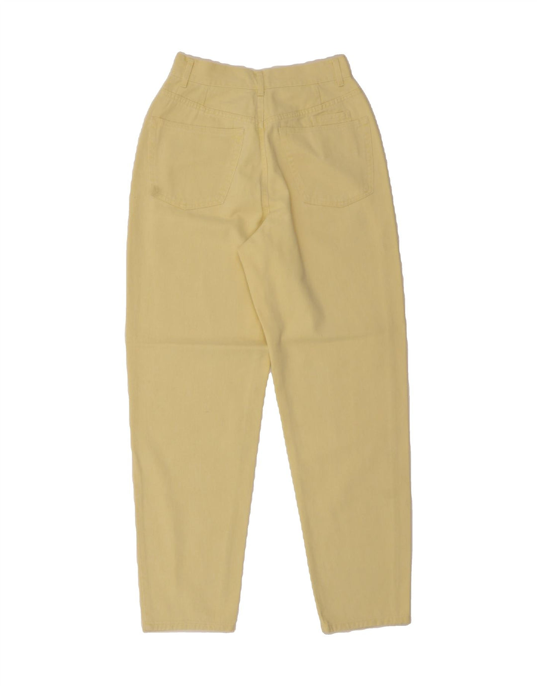 VINTAGE Womens Tapered Jeans W28 L30 Yellow Vintage Vintage and Second-Hand Vintage from Messina Hembry 