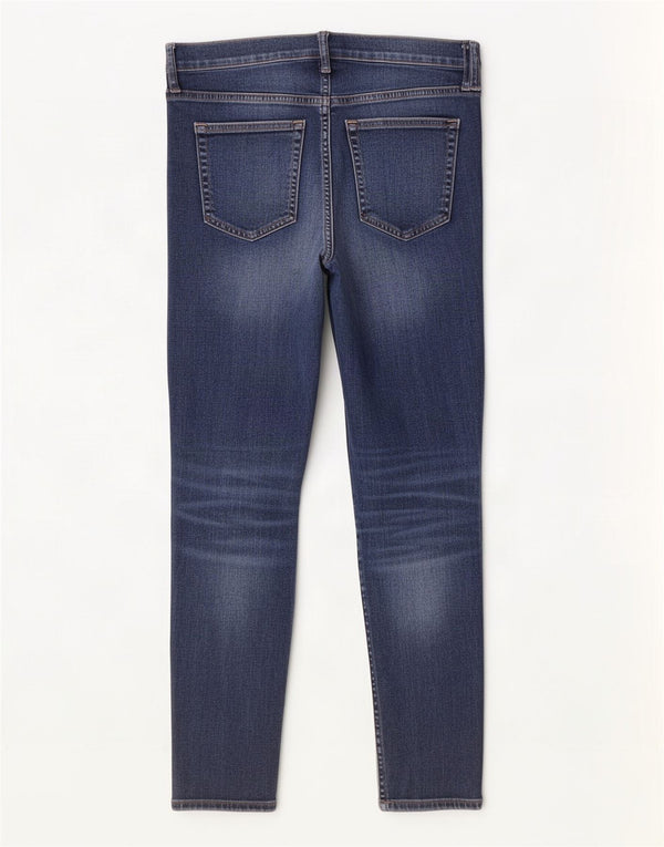 Gap Damen Mid Rise Skinny Jeans W30 L28 Blaue Baumwolle