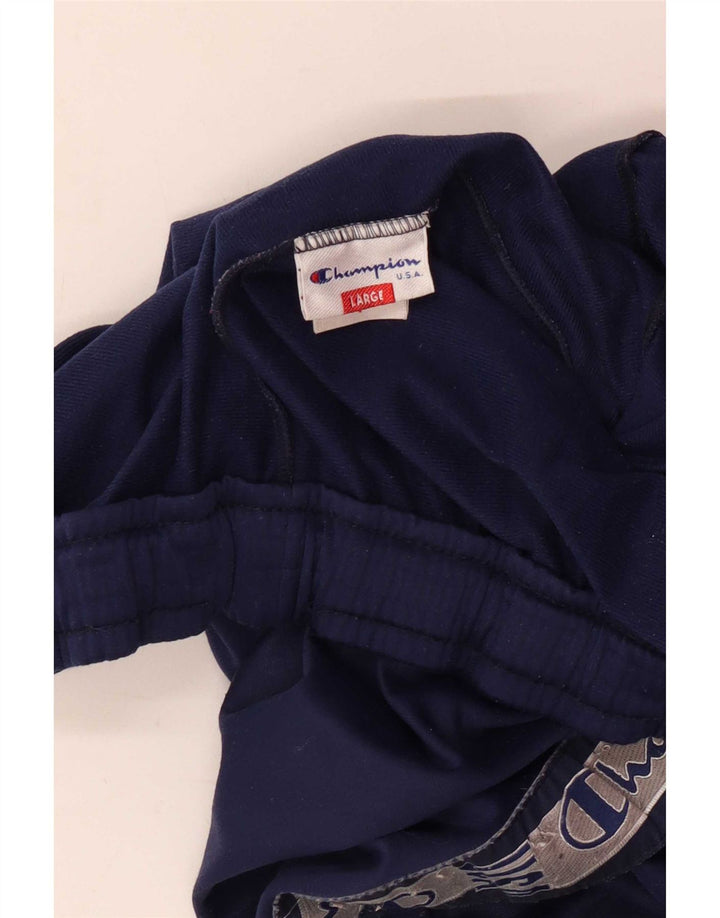 Champion Herren-Trainingshose mit Grafik, groß, Marineblau, Farbblock