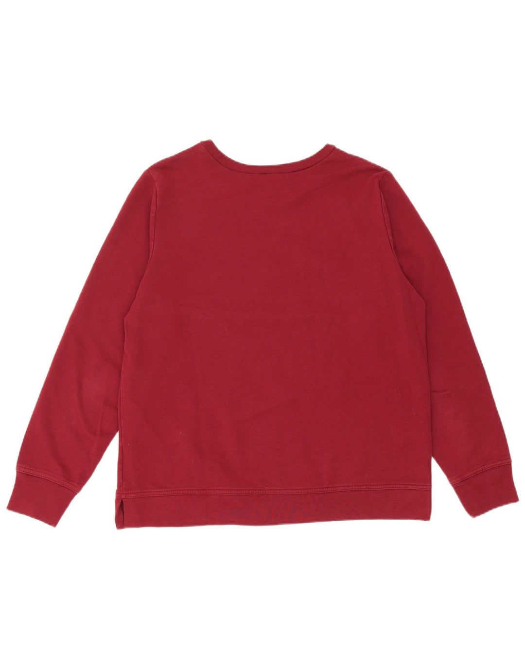 Gap Damen Grafik-Sweatshirt-Pullover, UK 14, mittlere Burgunderrote Baumwolle