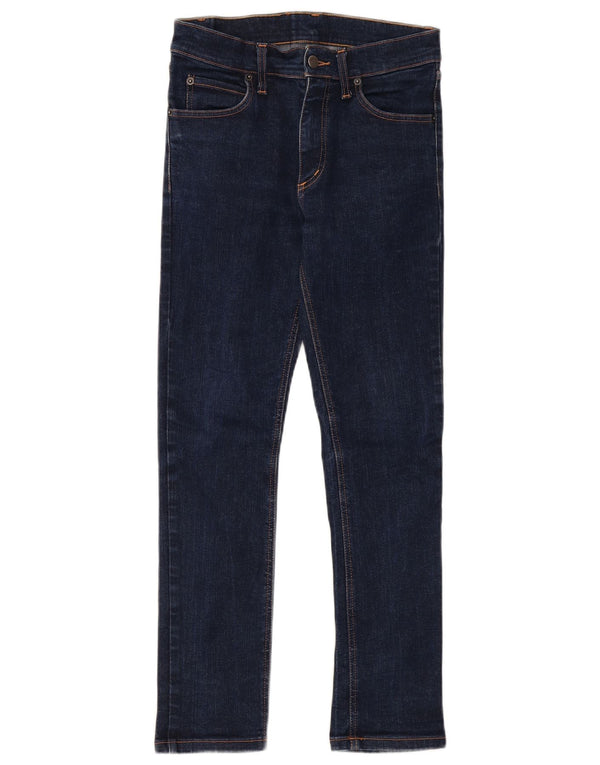 CHEAP MONDAY Damen Skinny Jeans W33 L28 Marineblaue Baumwolle