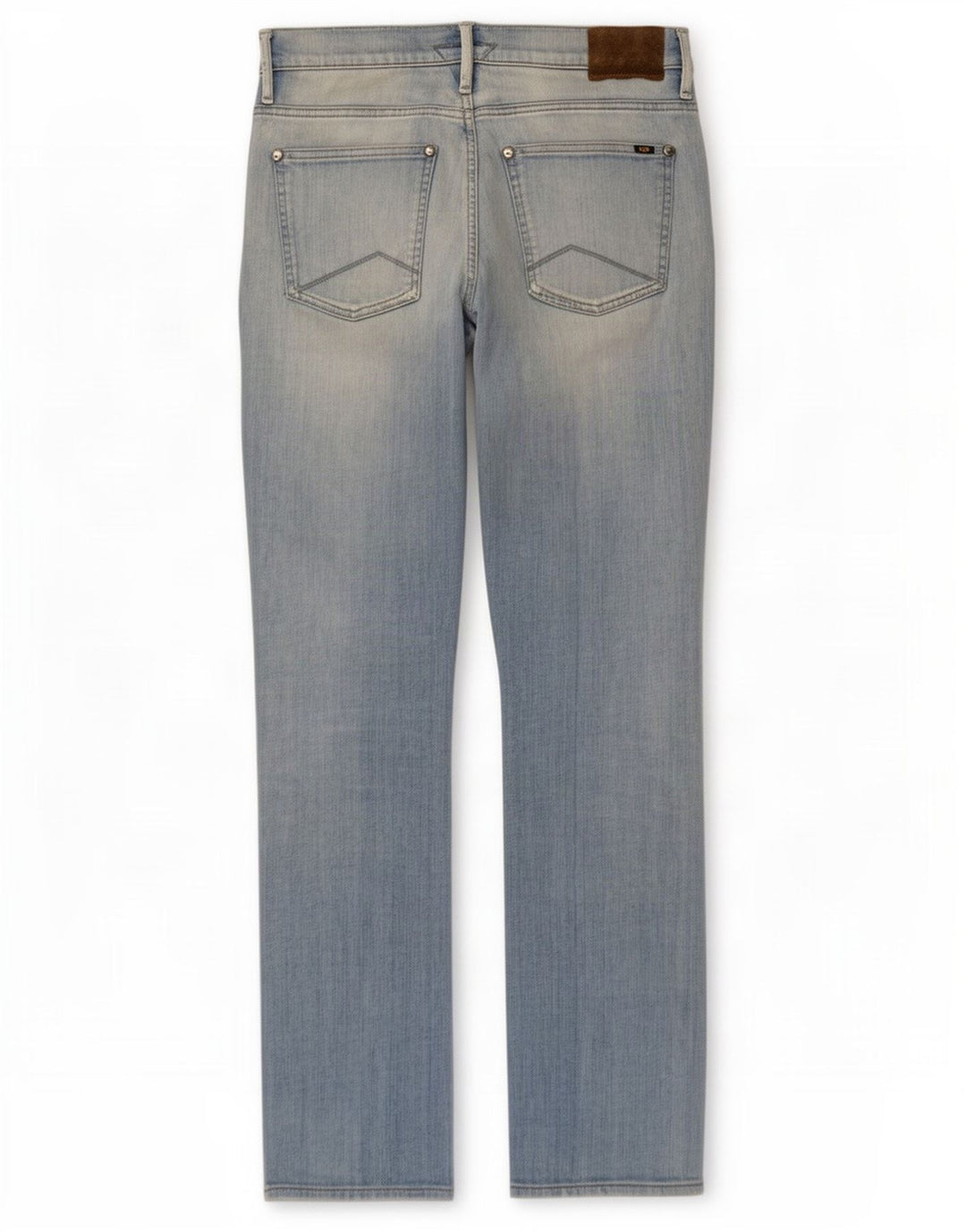 Meltin' Pot Herren Straight Jeans W34 L32 Blaue Baumwolle