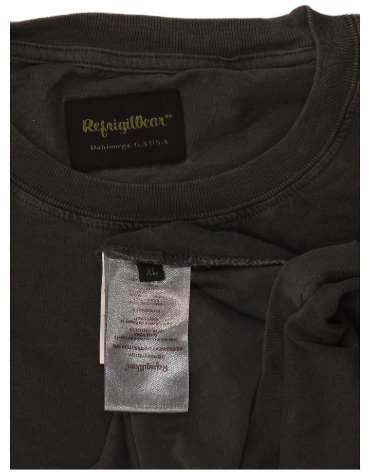 Refrigiwear Herren T-Shirt Top XL Grau Baumwolle