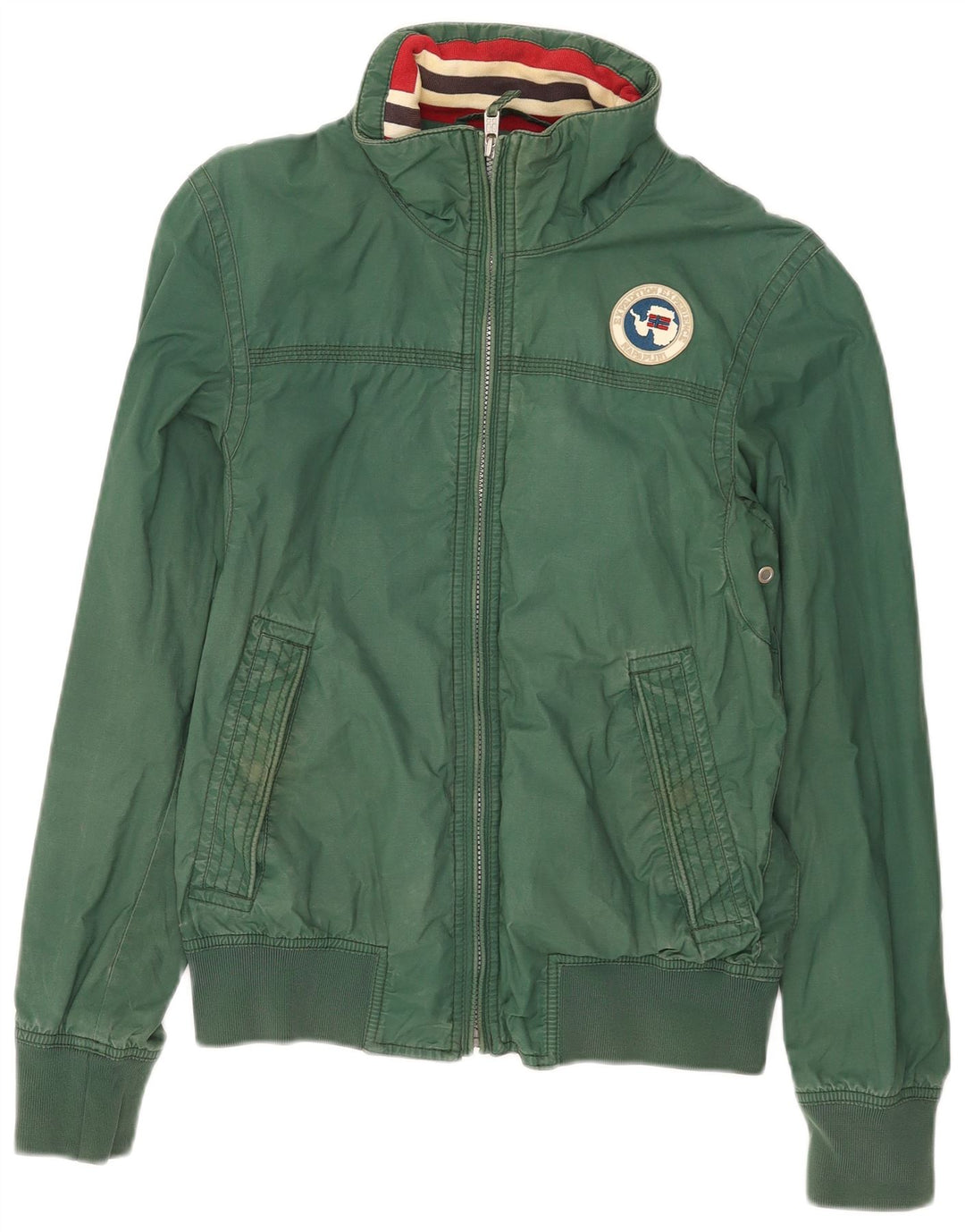 Napapijri Herren Geographic Bomberjacke UK 36 Small Grün