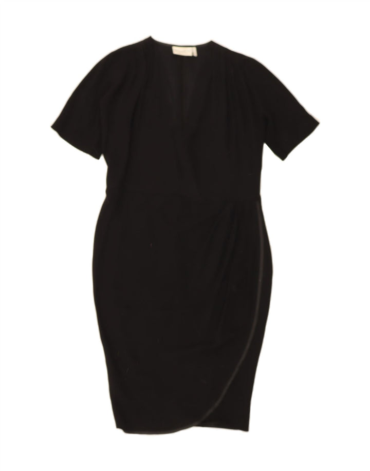 VINTAGE Womens Bodycon Dress UK 16 Large Black Vintage Vintage and Second-Hand Vintage from Messina Hembry 