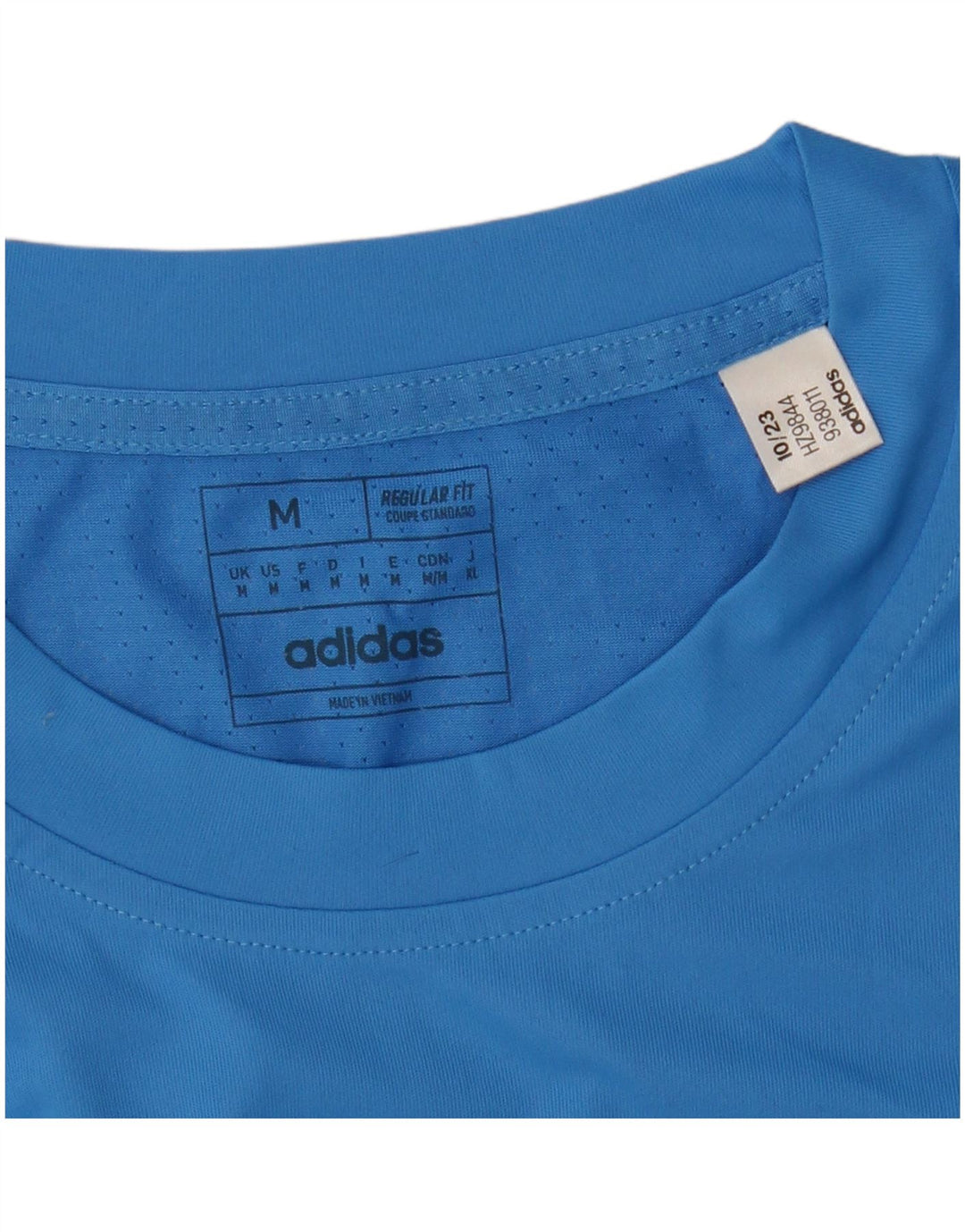 ADIDAS Herren Aeroready Regular Fit T-Shirt Top Mittelblau
