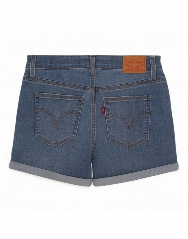 Levi's Damen-Jeansshorts, W26, klein, blaue Baumwolle