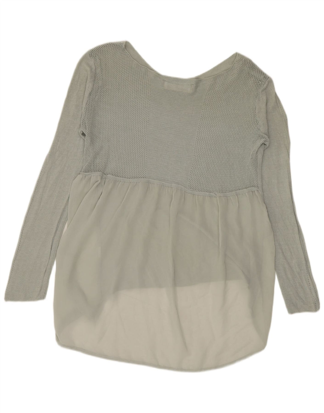 Zara Damen Bluse Top UK 14 Large Grün