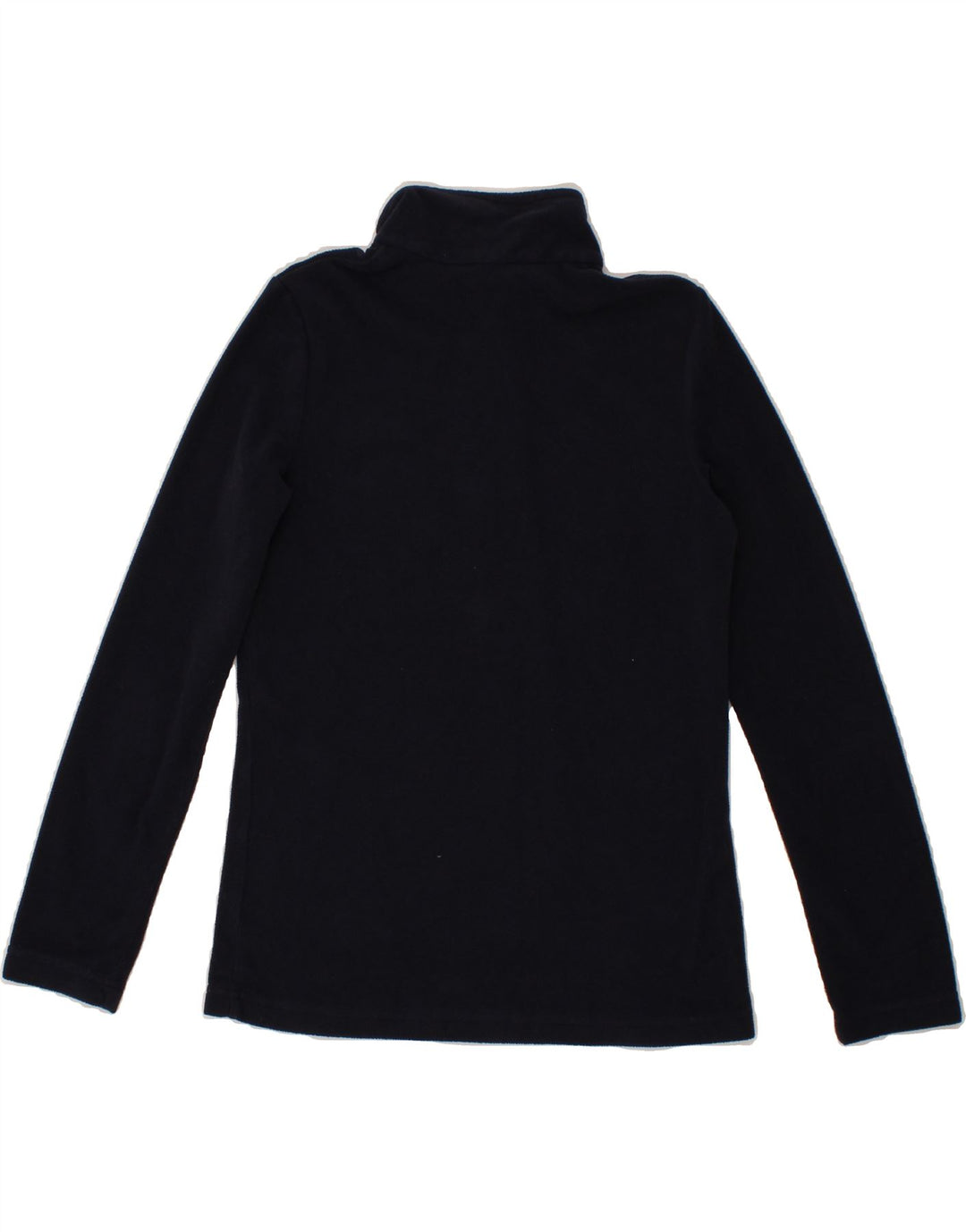 REGATTA Womens Zip Neck Fleece Jumper UK 8 Small Navy Blue Polyester Vintage Regatta and Second-Hand Regatta from Messina Hembry 