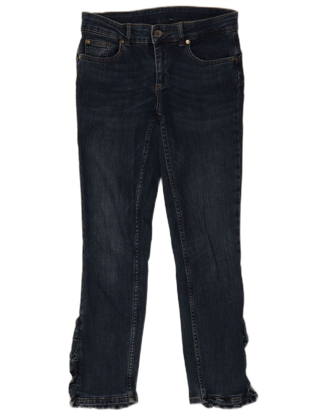 Liu Jo Damen Slim Jeans W28 L26 Marineblaue Baumwolle