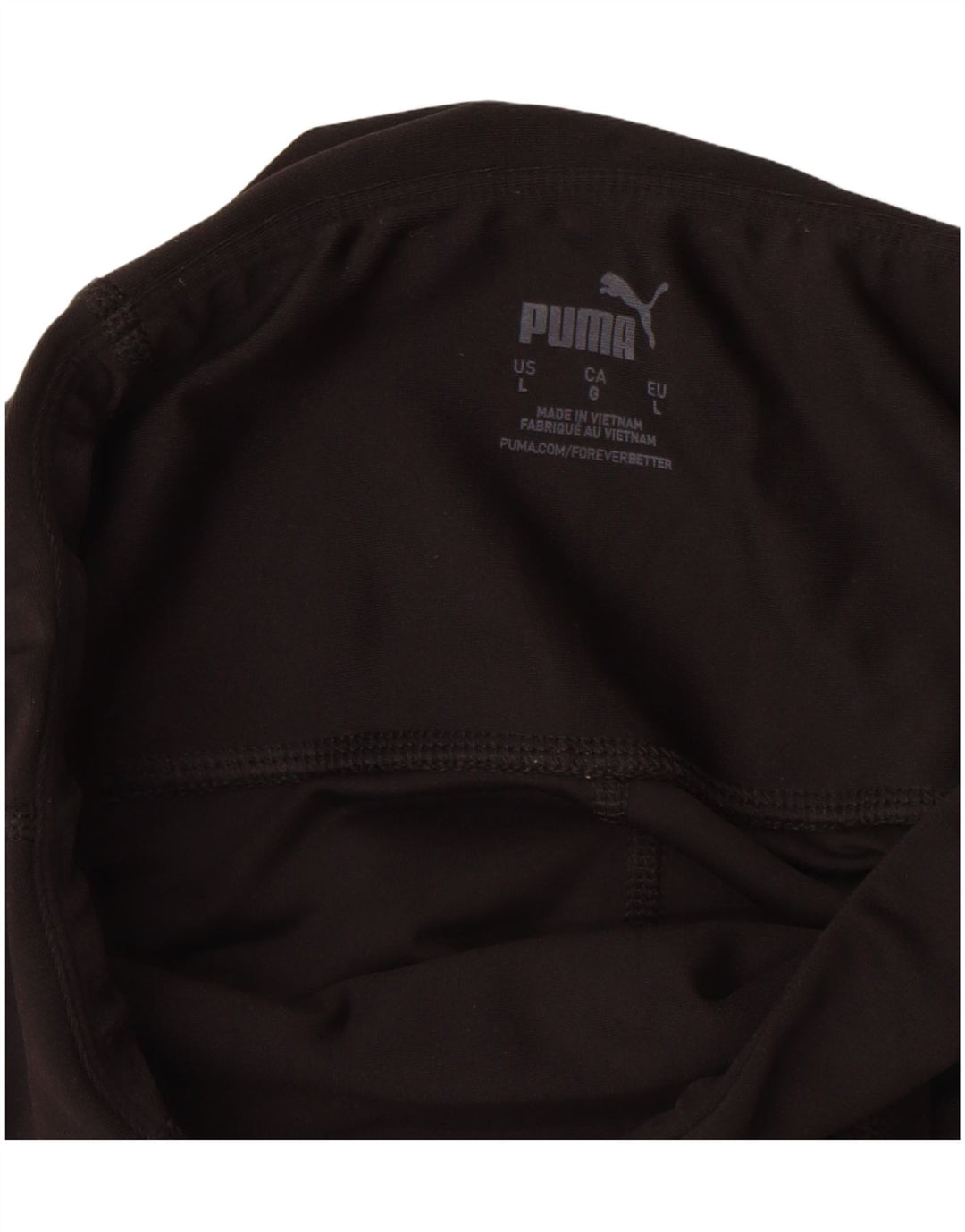 PUMA Damen Graphic Leggings UK 14 Large Schwarz