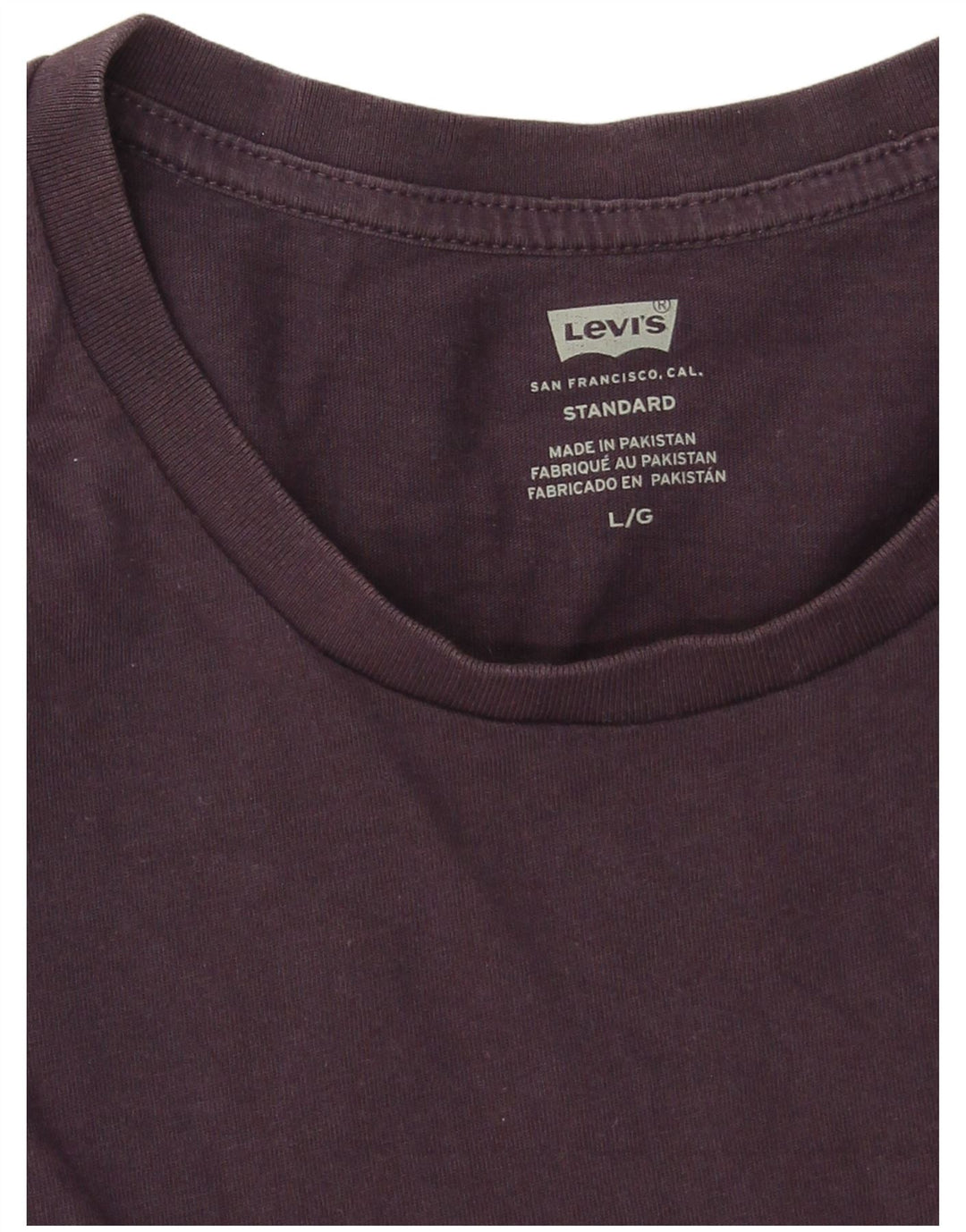 Levi's Herren-T-Shirt mit Standard-Passform, groß, marineblau, Baumwolle
