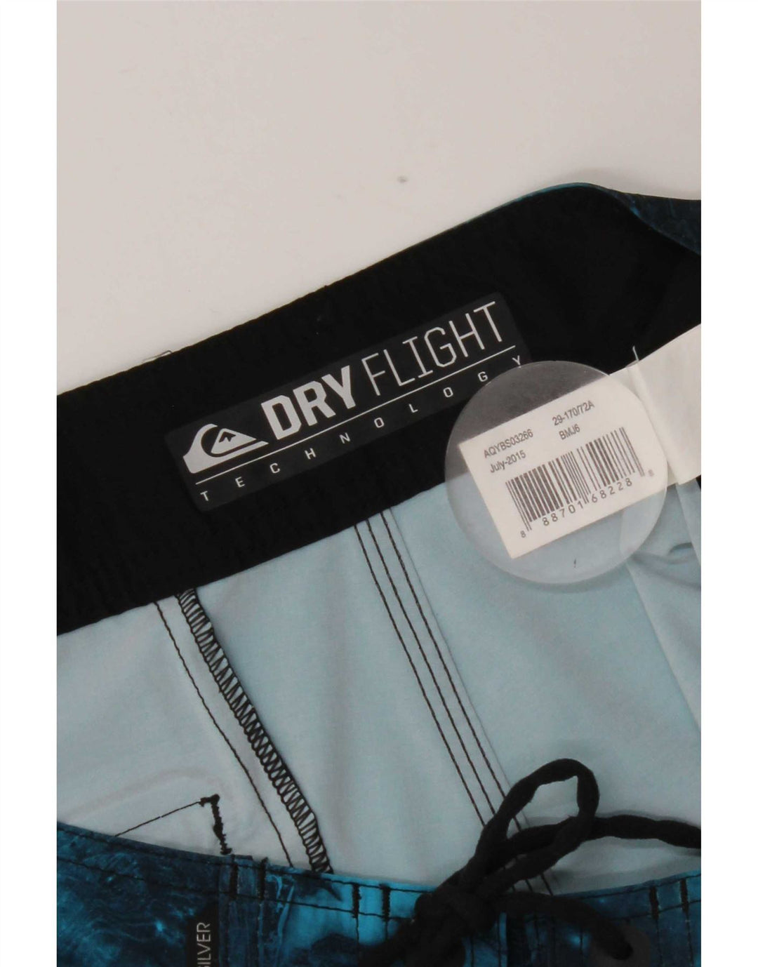Quiksilver Herren-Badeshorts, klein, blau, geometrisch, Polyester