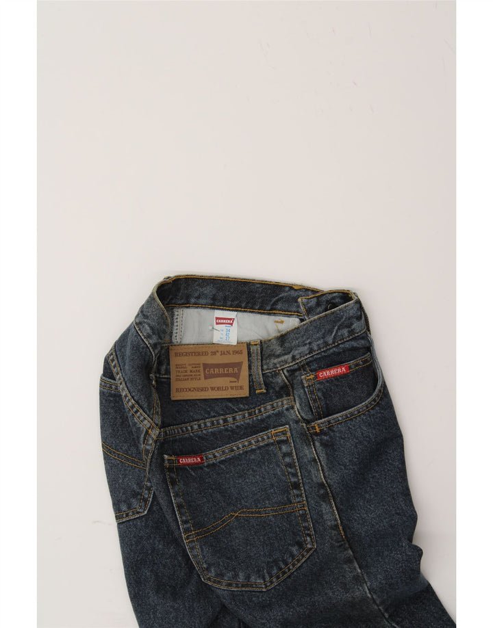 CARRERA Womens High Rise Slim Jeans W27 L27 Blue Cotton Vintage Carrera and Second-Hand Carrera from Messina Hembry 