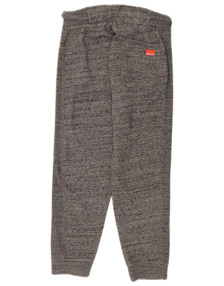 Superdry Damen-Trainingshose, Jogginghose, UK 12, mittelgrau meliert