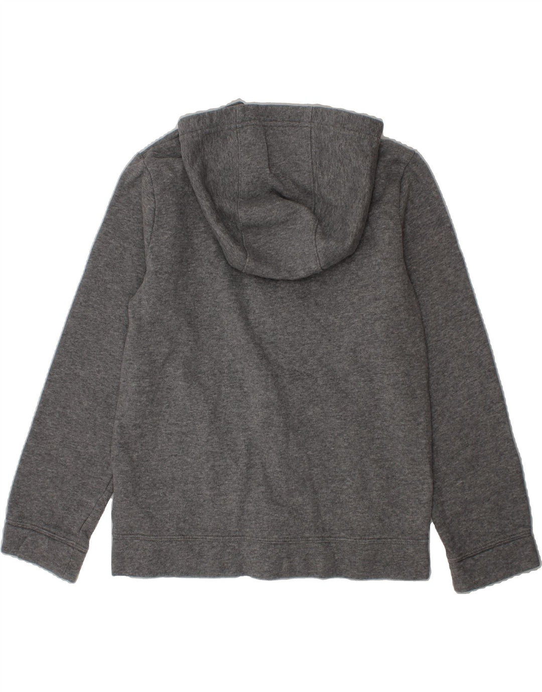NIKE Boys Zip Hoodie Sweater 10-11 Years Medium Grey Cotton Vintage Nike and Second-Hand Nike from Messina Hembry 