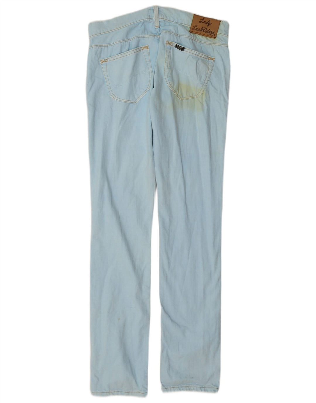 Lee Damen Lynn Narrow Slim Jeans W28 L33 Blaue Baumwolle