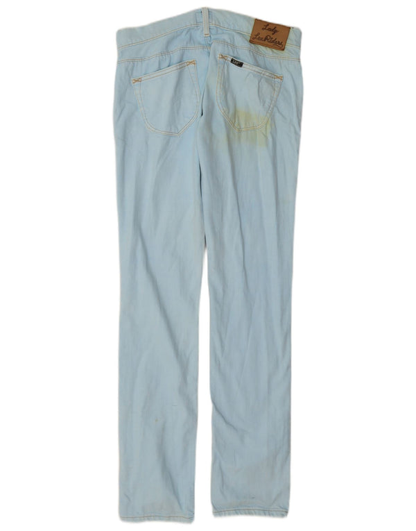 Lee Damen Lynn Narrow Slim Jeans W28 L33 Blaue Baumwolle