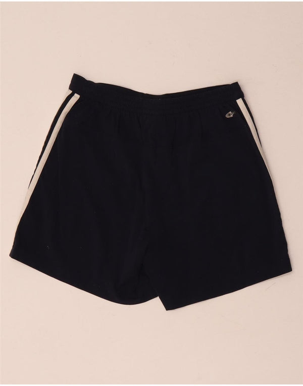 Adidas Damen Climalite Casual Shorts UK 10 Small W26 Marineblau Polyamid