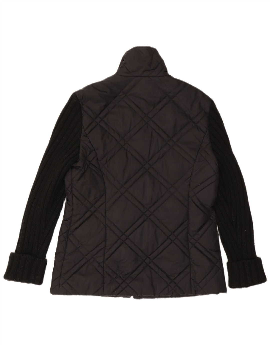 Max & Co. Damen Steppjacke UK 10 Small Schwarz Polyamid
