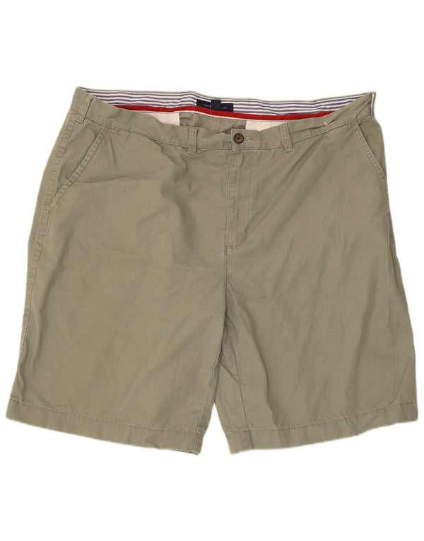 Tommy Hilfiger Herren Chinoshorts W42 2XL Khaki Baumwolle