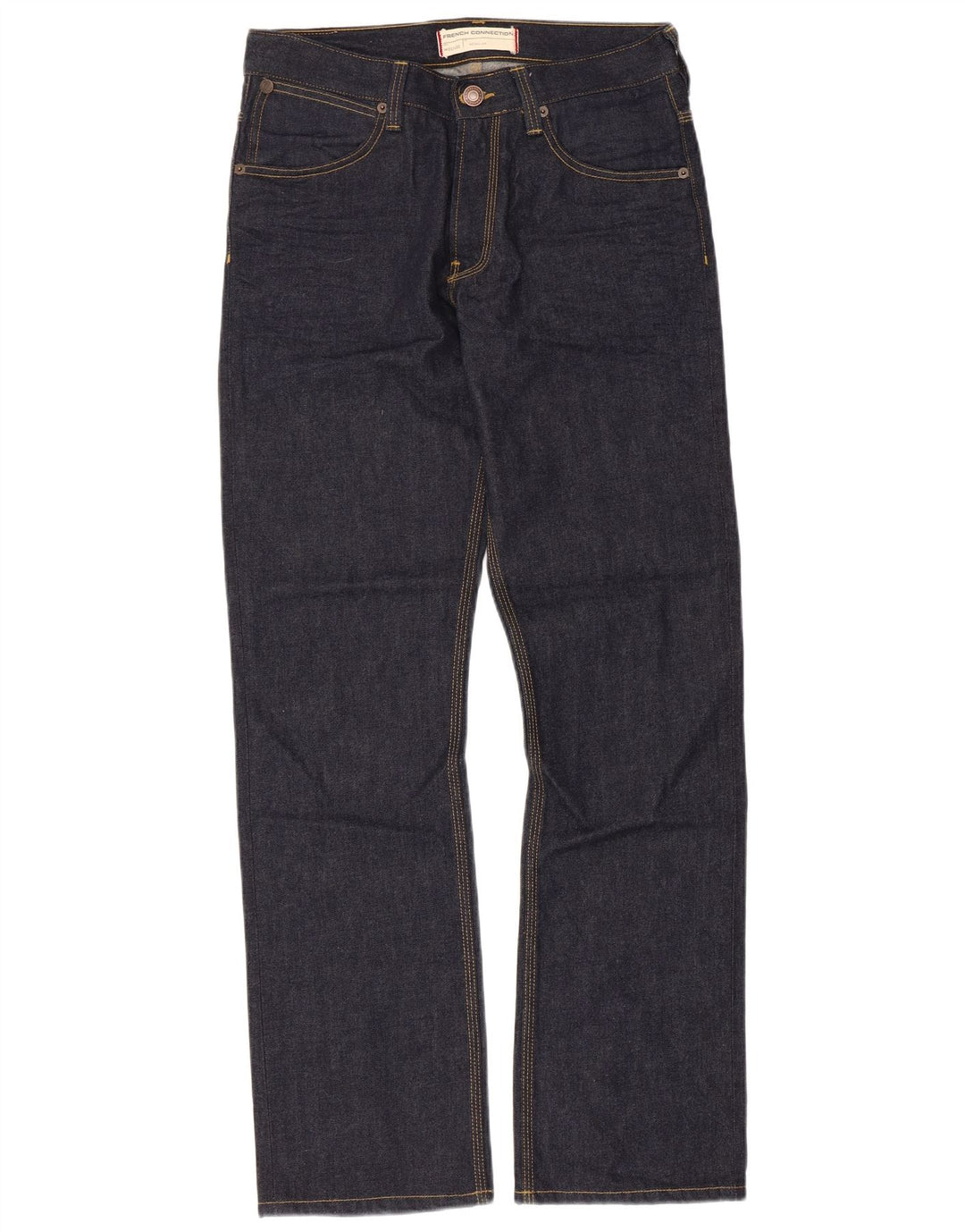 French Connection Herren-Jeans, normal, gerade, W32, L32, marineblau, Baumwolle