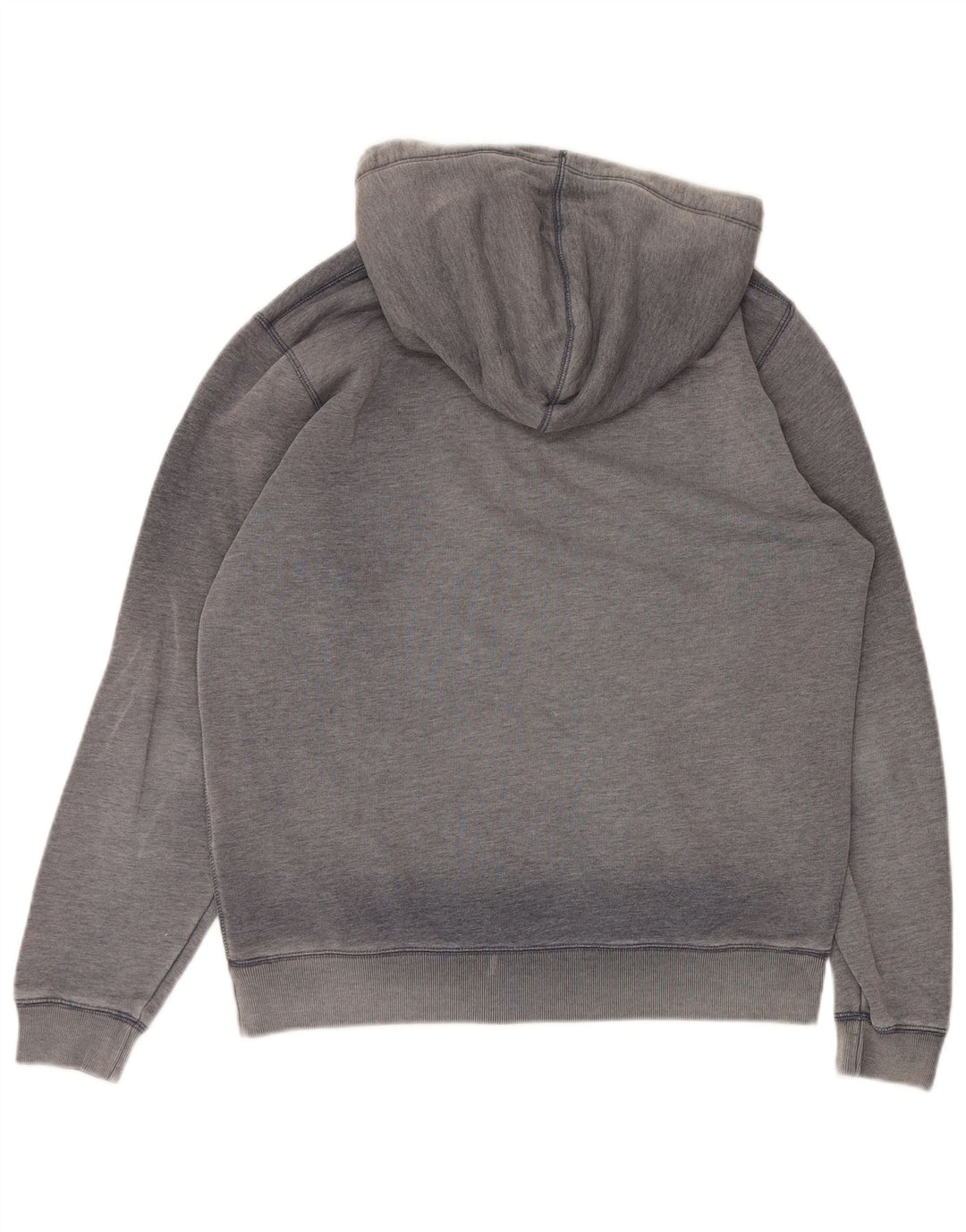 Jack Wills Herren-Kapuzenpullover mit Grafik, Größe S, graue Baumwolle