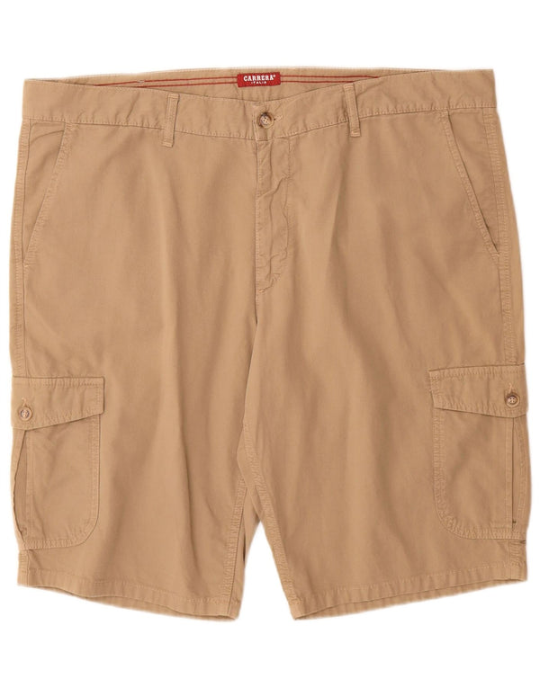 Carrera Herren-Cargoshorts mit normaler Passform, W38, XL, Beige, Baumwolle