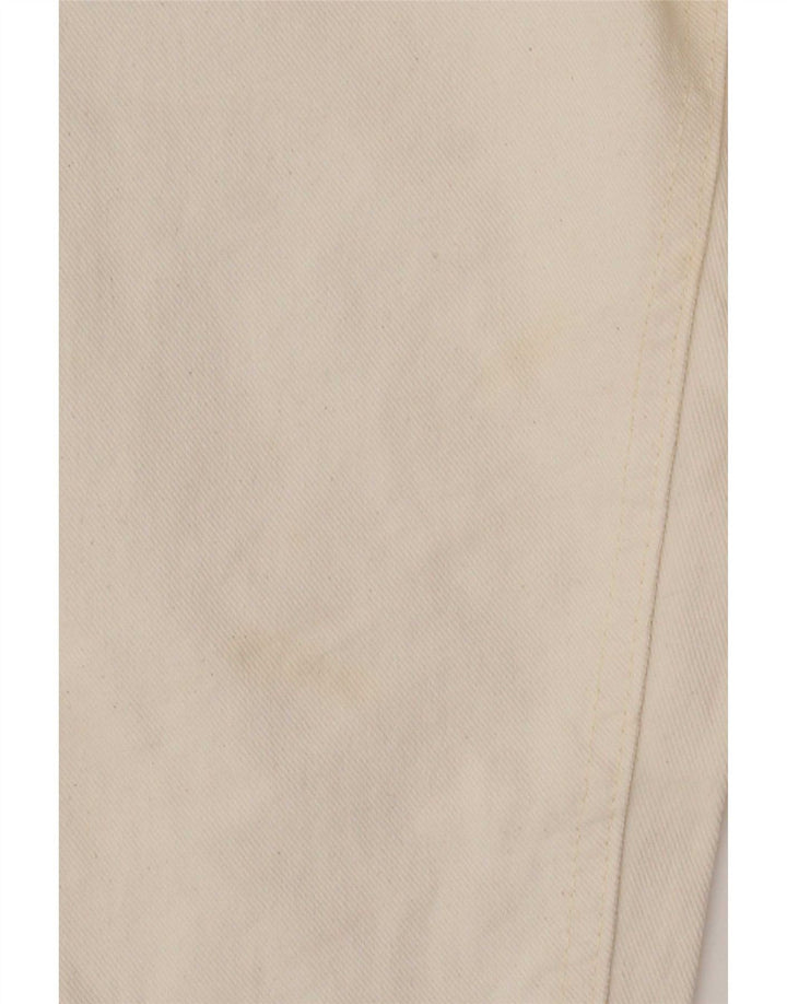 Lee Herren Straight Jeans W34 L32 Weiße Baumwolle