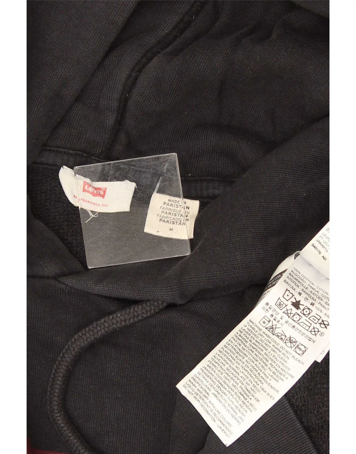 Levi's Herren-Kapuzenpullover mit Grafik, mittelschwarz, Baumwolle