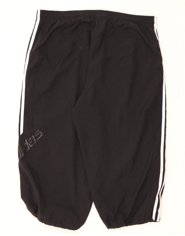 Adidas Herren Graphic Capri-Trainingshose, Jogginghose, Größe L, Schwarz, Polyester