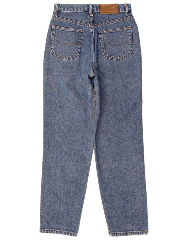 ST. BERNARD Damen-Jeans mit hoher Taille, gerade, UK 10, Größe S, W26, L30, Blau