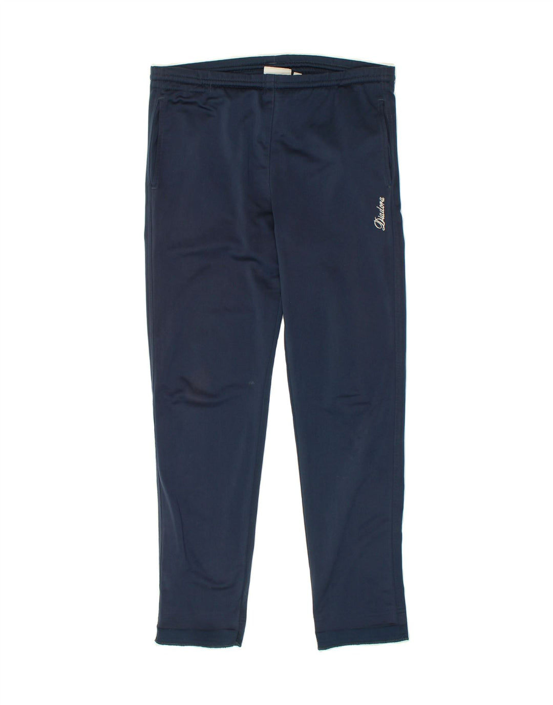 DIADORA Womens Tracksuit Trousers UK 10 Small  Navy Blue Vintage Diadora and Second-Hand Diadora from Messina Hembry 