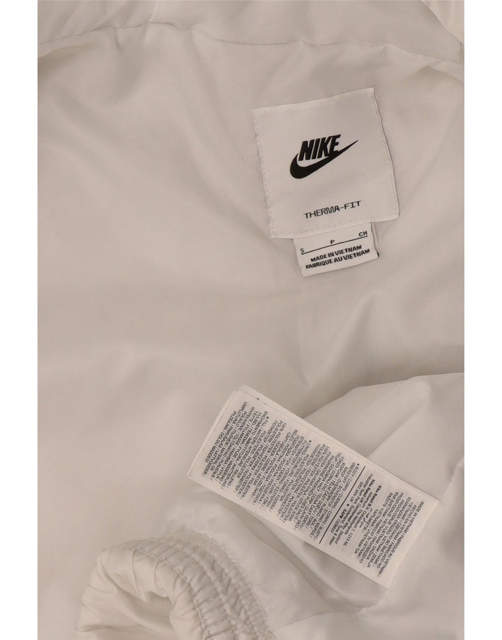 Nike Damen Therma-Fit Hooded Oversized Wattierte Jacke UK 10 Small Weiß