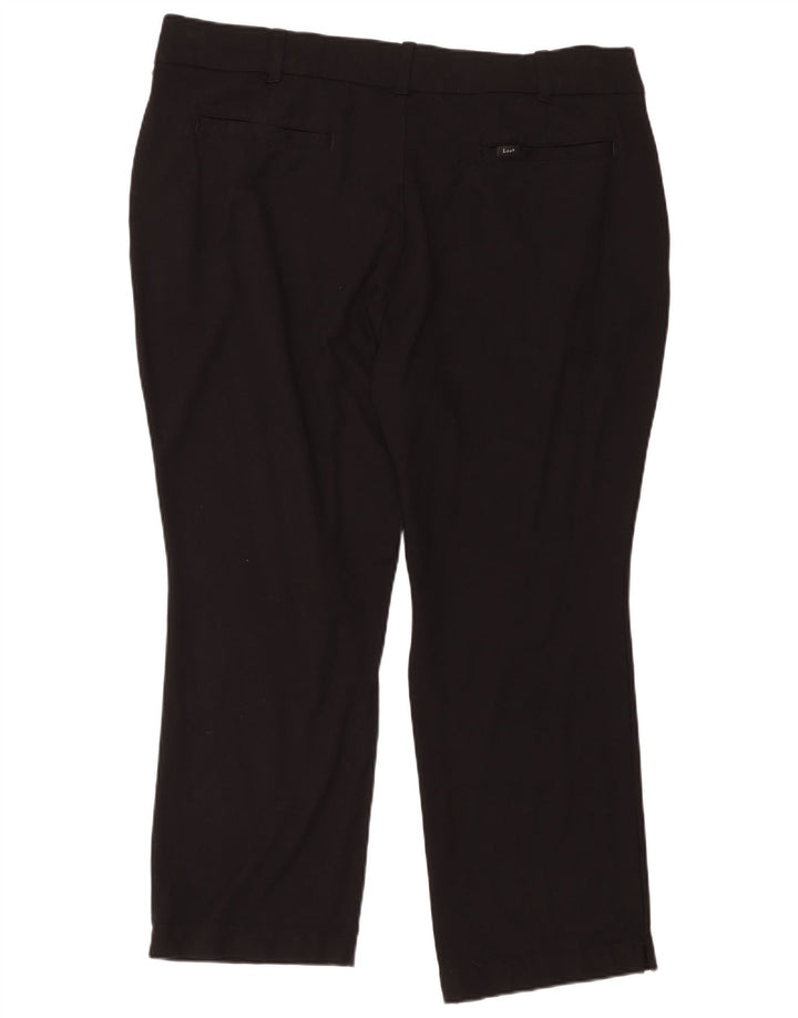 Lee Herren verkürzte Hose W44 L26 Schwarz