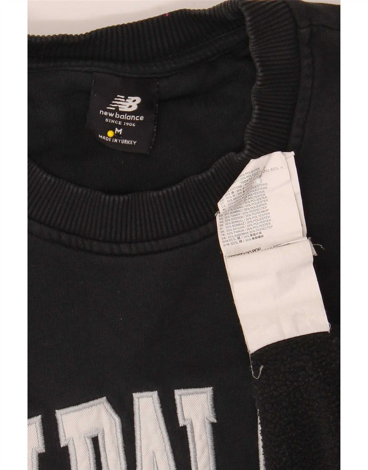 New Balance Herren-Sweatshirt mit Grafik, mittelschwarze Baumwolle