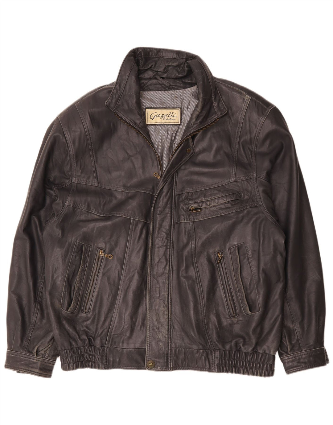 Gazelli Herren Lederjacke UK 44 2XL Schwarz