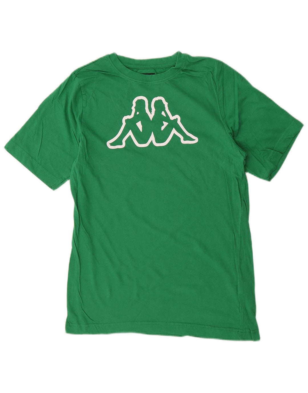 Kappa Herren-T-Shirt mit Grafik, Größe S, grüne Baumwolle