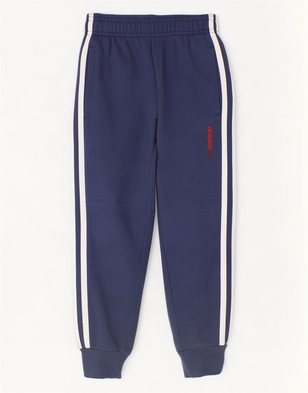 Adidas Jungen Trainingshose Jogger 5-6 Jahre Marineblaue Baumwolle
