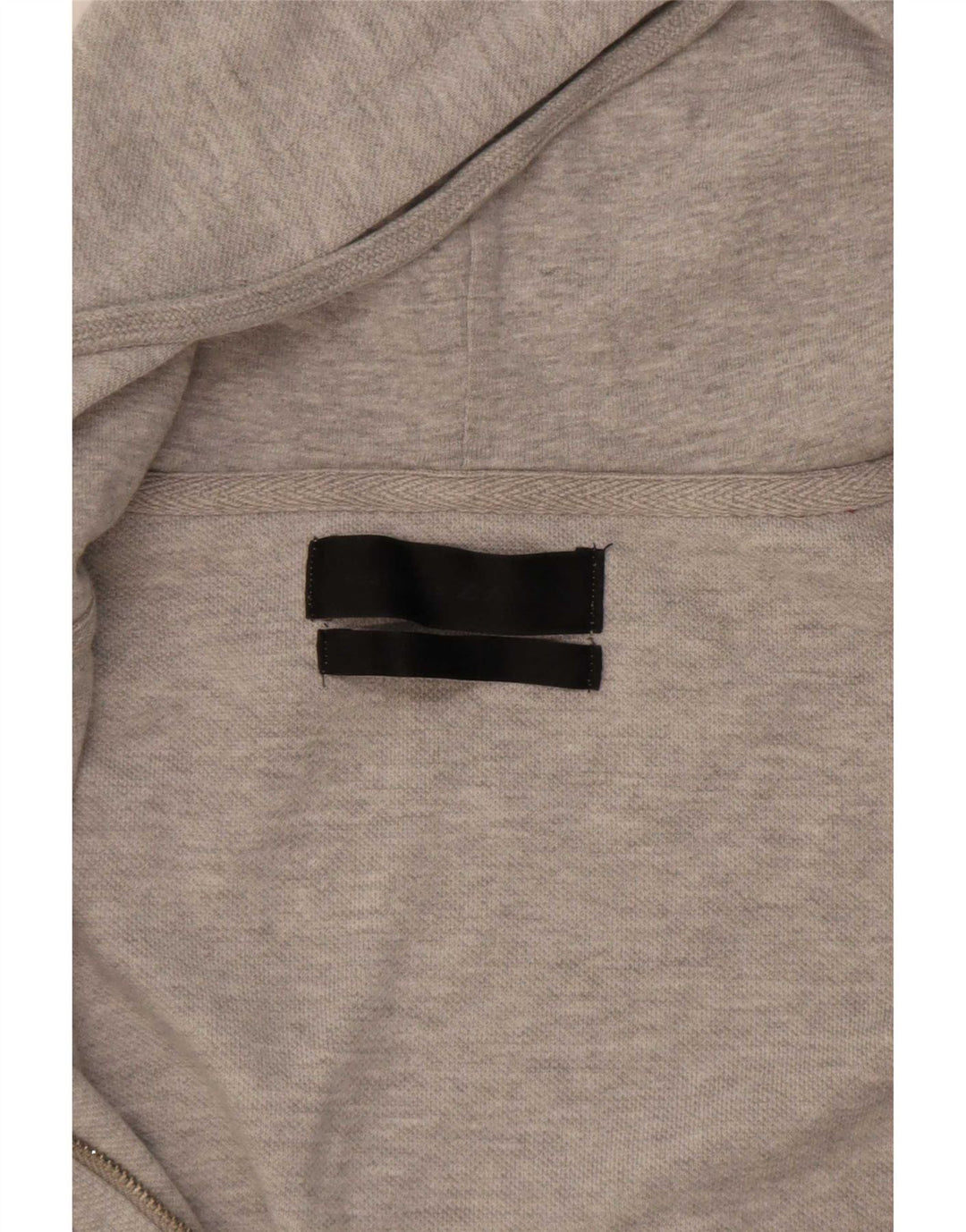 Zara Herren-Kapuzenpullover mit Reißverschluss, klein, grau meliert