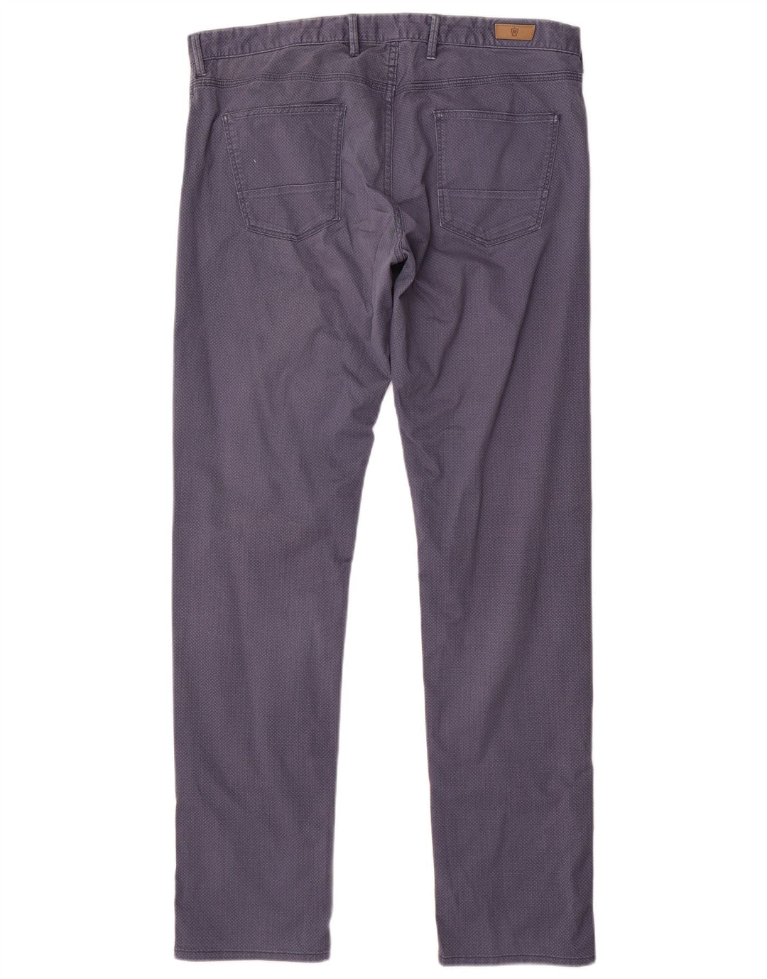 MASSIMO DUTTI Herren Freizeithose EU 44 Groß W34 L33 Marineblau gepunktet