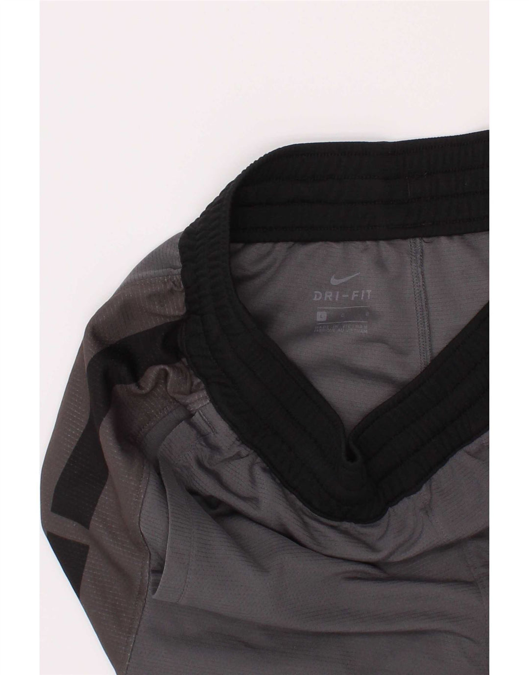 Nike Dri Fit Grafik-Sportshorts für Jungen, 12–13 Jahre, groß, graues Polyester