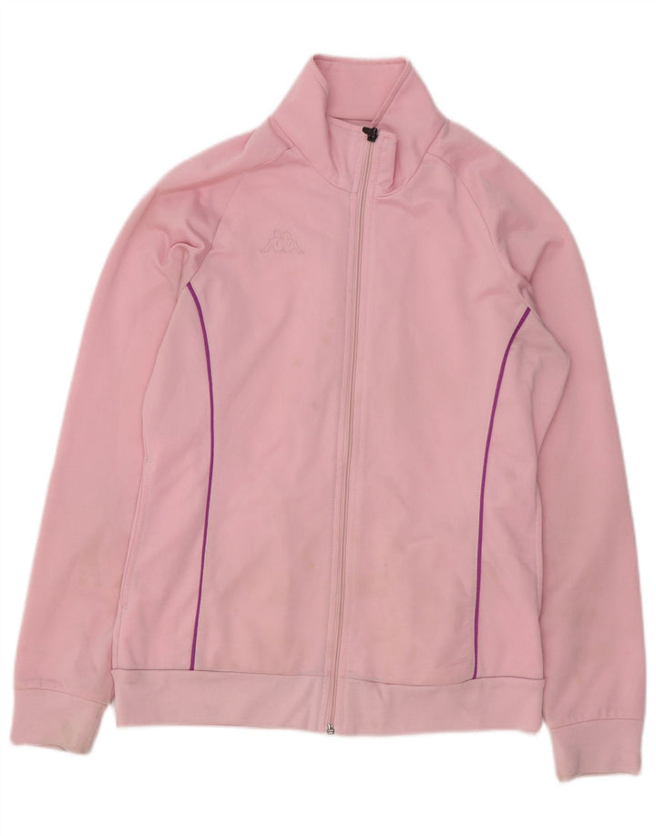 KAPPA Damen-Trainingsanzug-Top-Jacke, UK 14, Größe L, Rosa