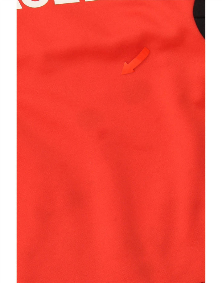 THE NORTH FACE Womens Graphic Sweatshirt Jumper UK 14 Medium Orange Vintage The North Face and Second-Hand The North Face from Messina Hembry 