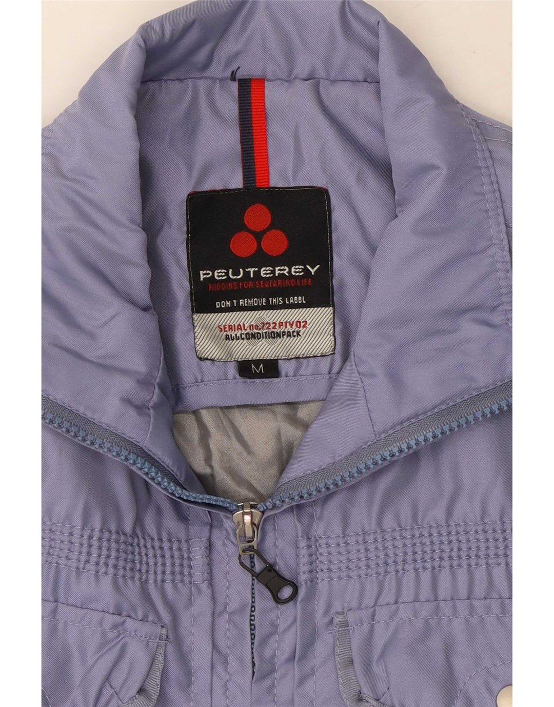 PEUTEREY Damen Utility-Jacke UK 12 Medium Purple Nylon