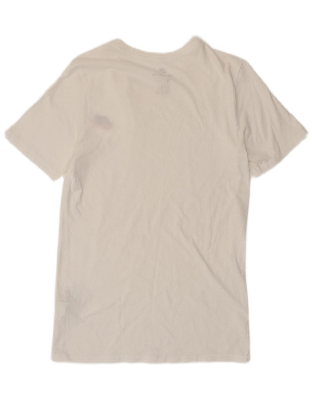 NIKE Herren Athletic Cut T-Shirt Top Small Weiß Baumwolle